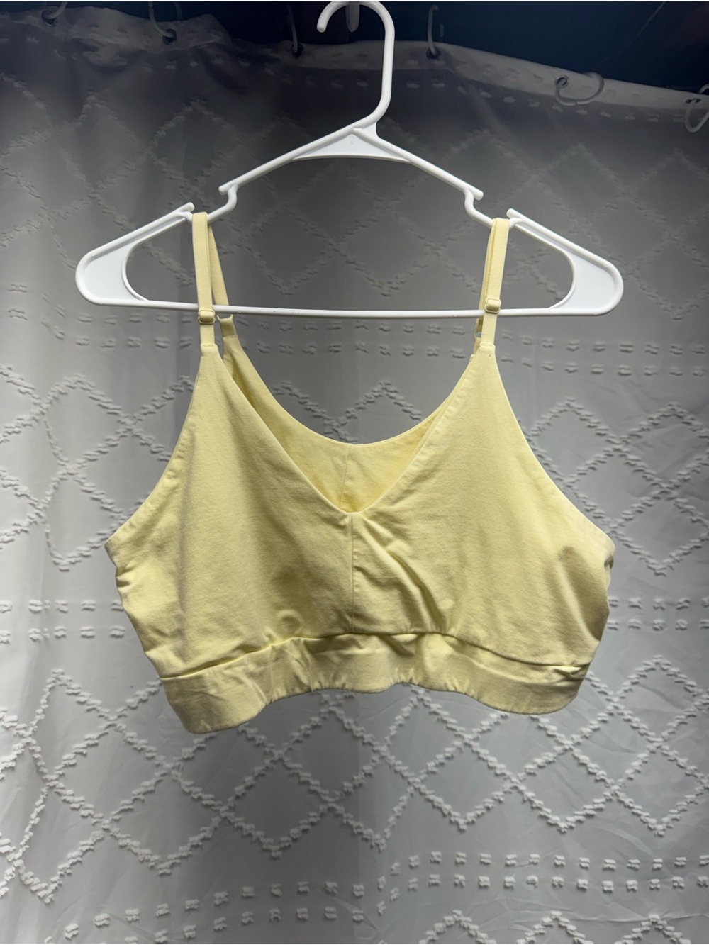 Pact Organic Cotton V-Neck
Bralette Yellow Size XXL